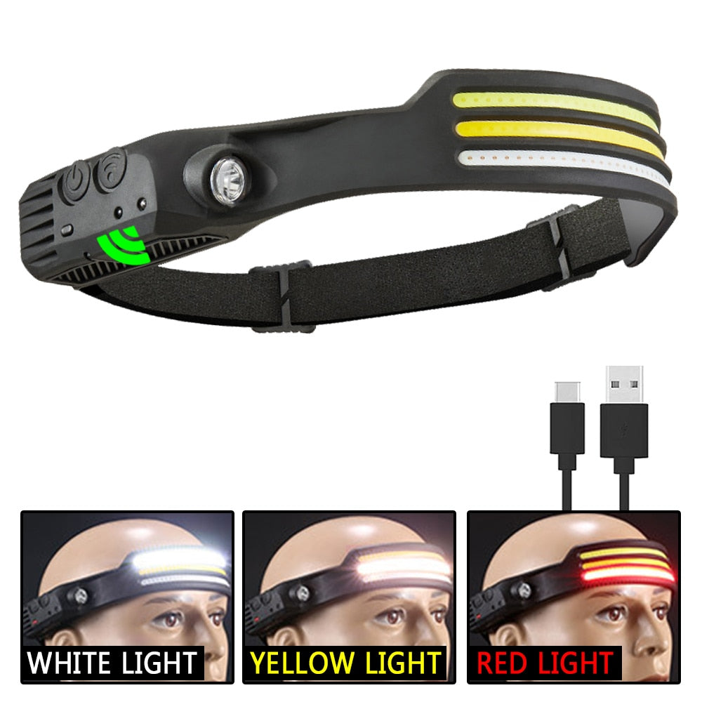 Sensor Headlamp COB LED Head Lamp - BestShop
