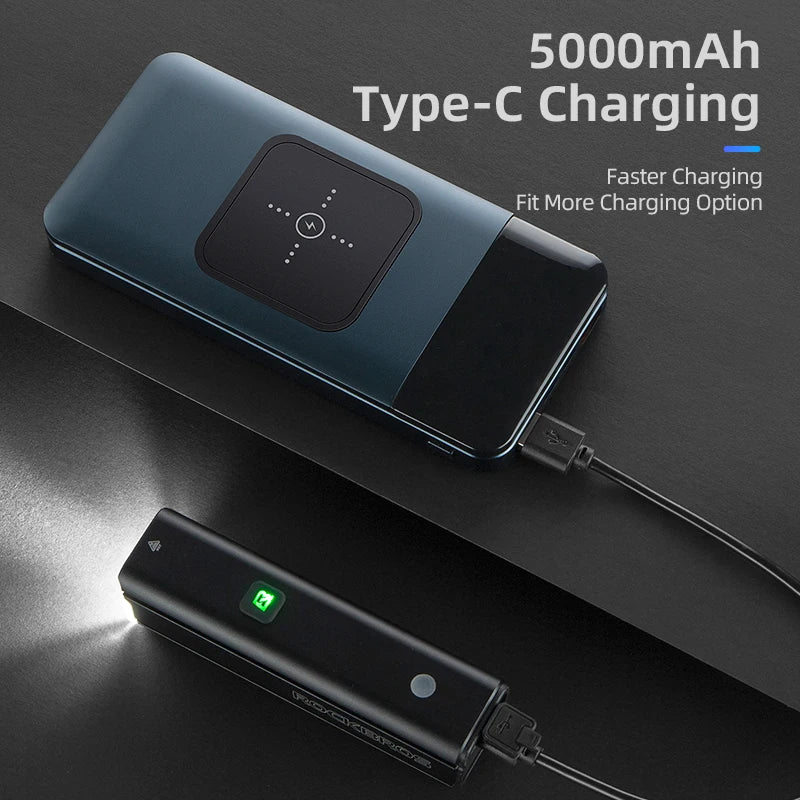 Luz delantera para bicicleta ROCKBROS de 5000 mAh