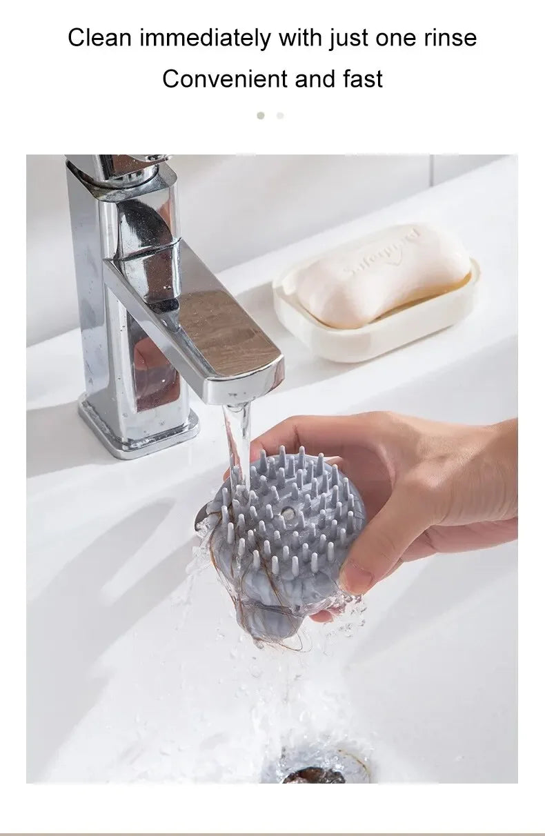 Dog Shower Brush with Shampoo Dispenser