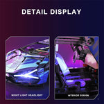 Load image into Gallery viewer, Black Purple Lamborghinised Sian Sport Car Building Blocks - BestShop
