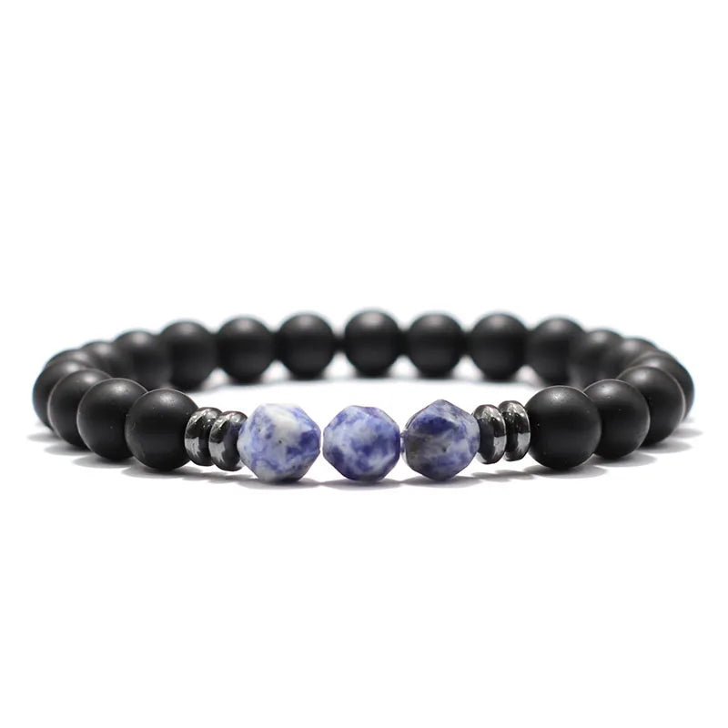 Fashion Men’s Natural Stone Bracelet