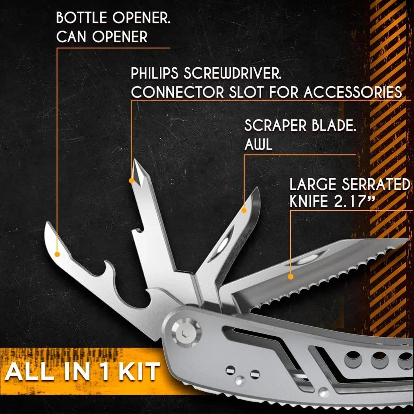 24-in-1 Multitool Pliers for All Adventures