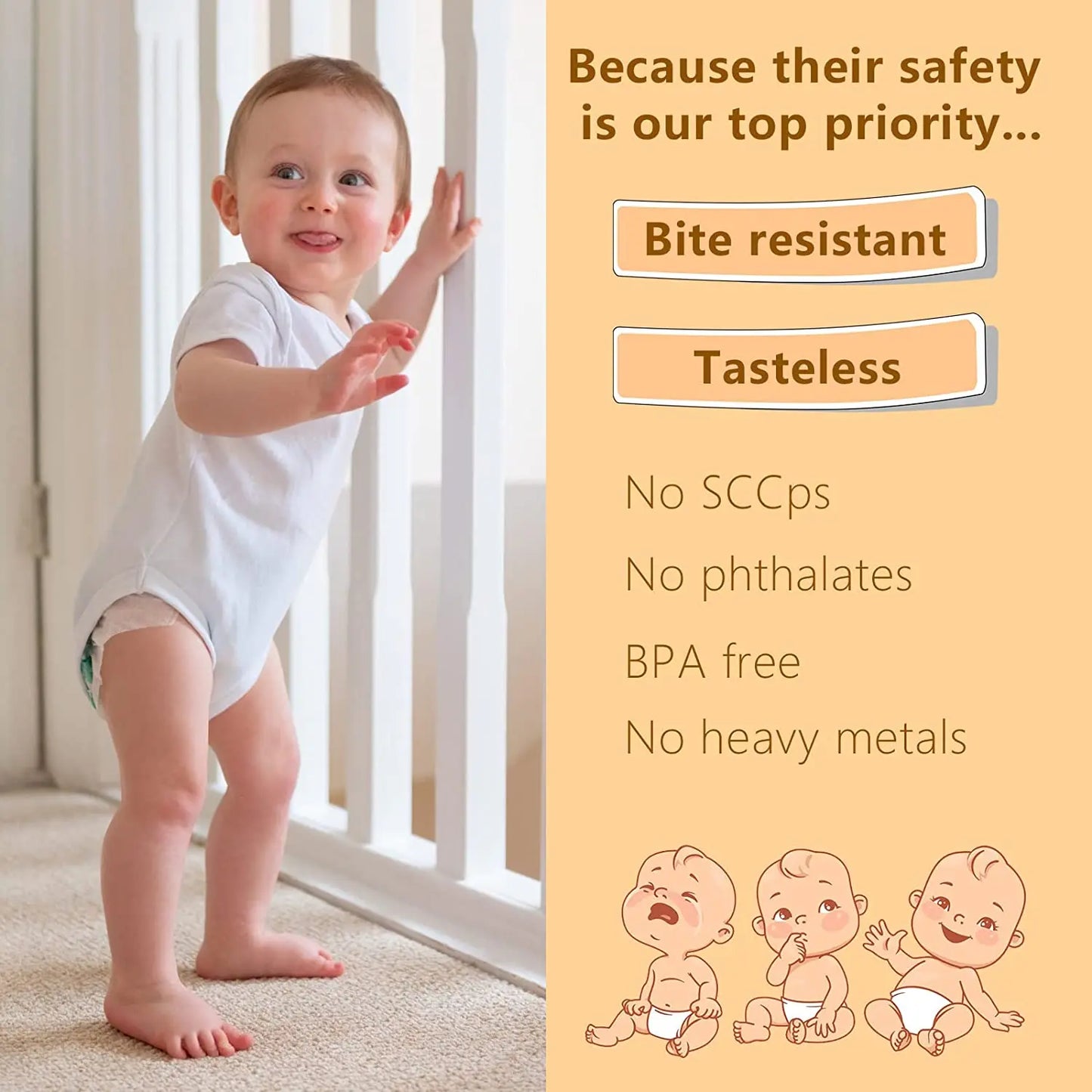Baby Safety Silicone Corner Protectors