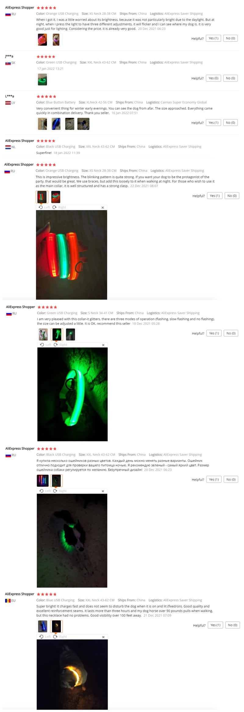 Usb Charging Glowing Dog Collar