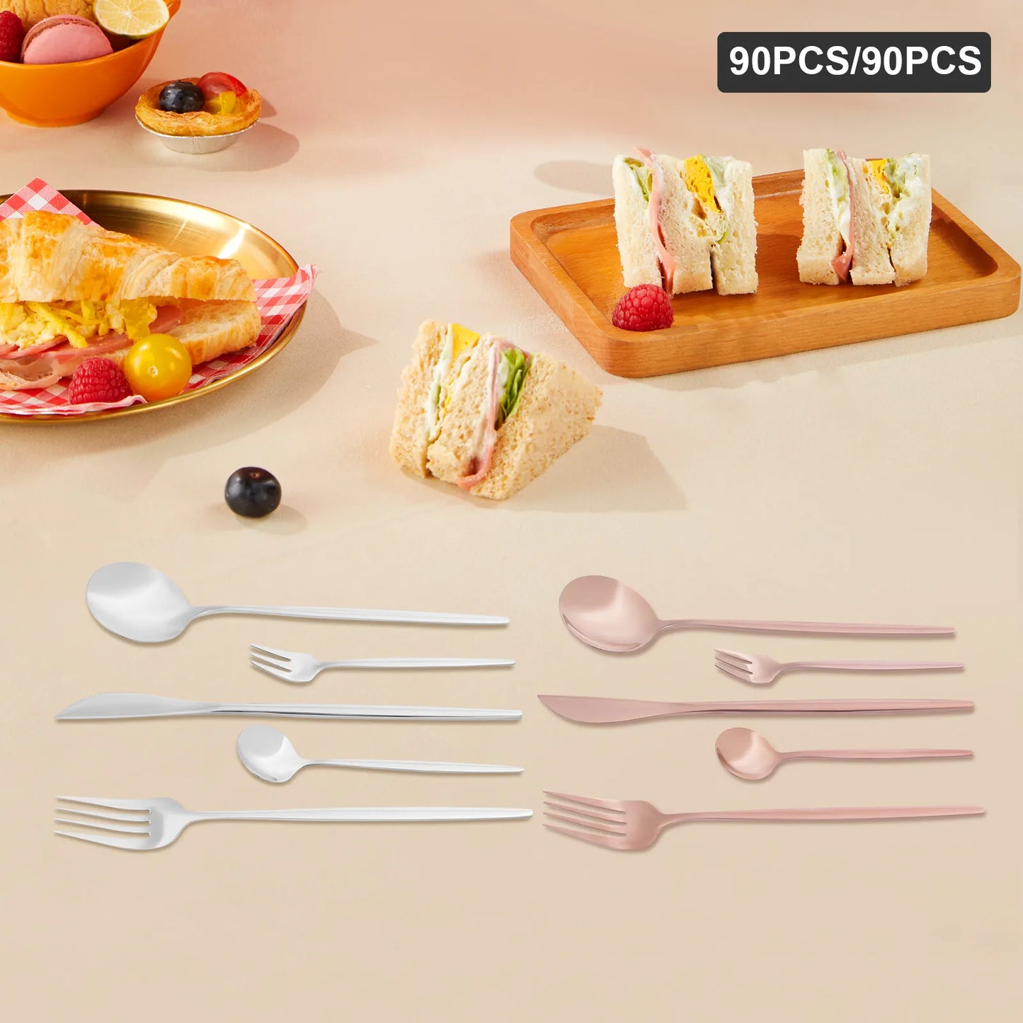 Flatware Set Stainless Steel Silverware Cutlery
