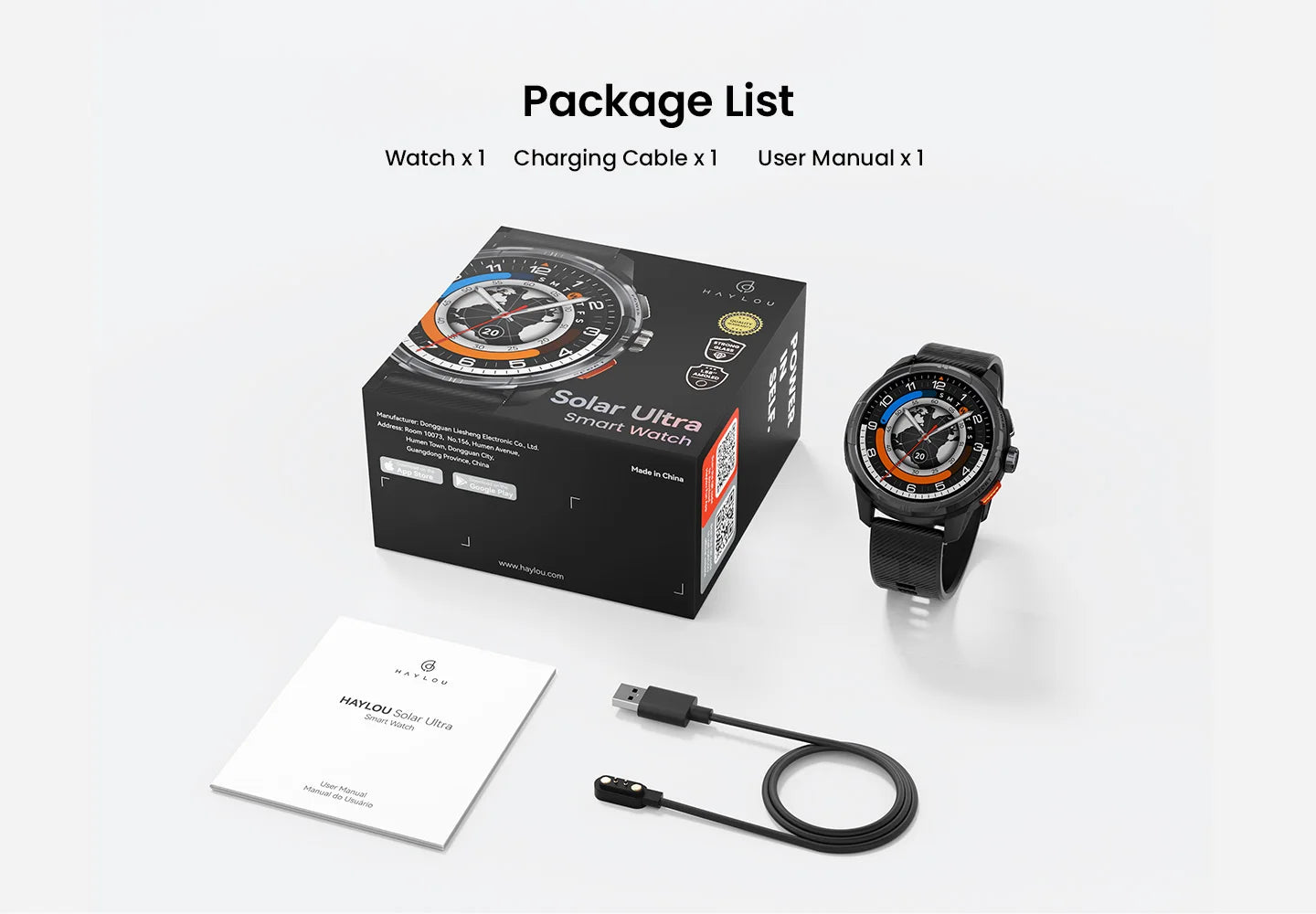 HAYLOU Solar Ultra GPS Smart Watch