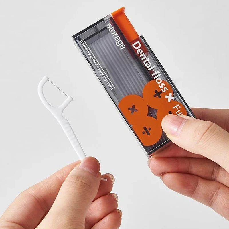 Portable Floss Dispenser Automatic Ejectable