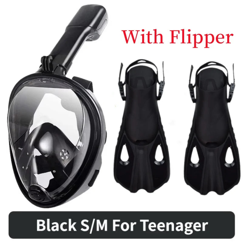 Underwater Scuba Anti Fog Full Face Diving Mask