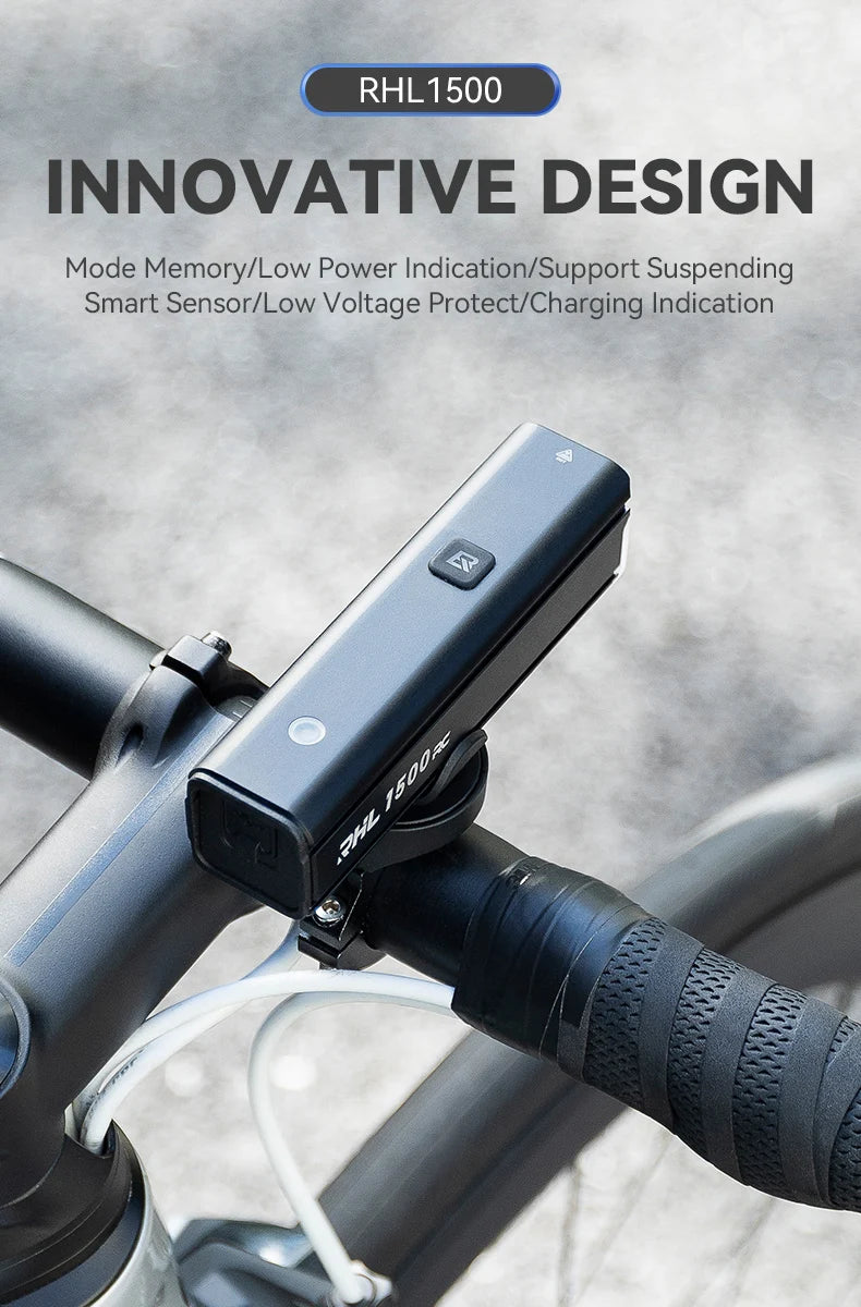 Luz delantera para bicicleta ROCKBROS de 5000 mAh