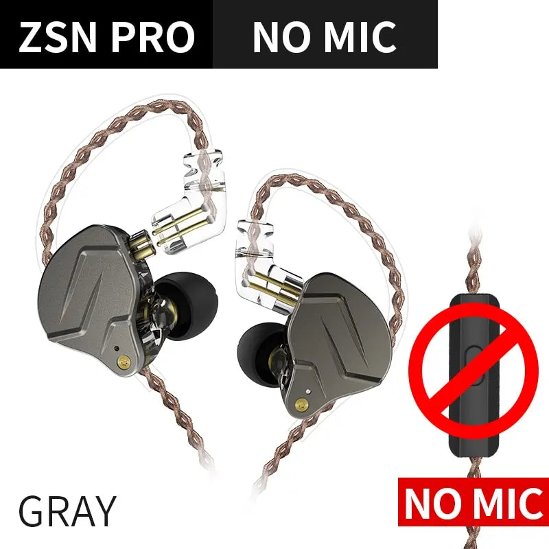 KZ ZSN PRO Hybrid In-Ear Earphones