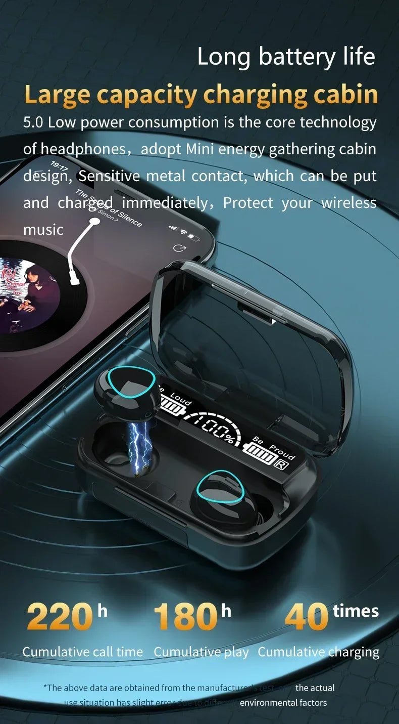 Original M10 Bluetooth Wireless Earpods