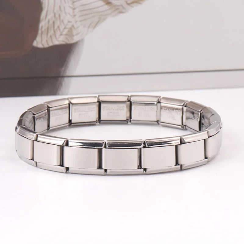 Moonstone Stainless Steel Carving Bracelet