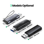 Load image into Gallery viewer, UGREEN Card Reader USB3.0&amp;USB C to SD MicroSD - BestShop
