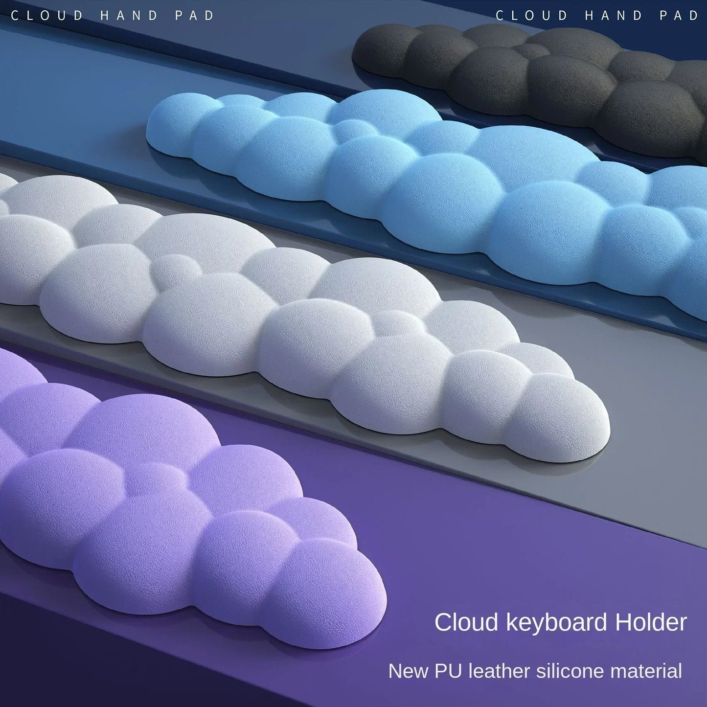 Cloud Mouse pad with wrist rest
