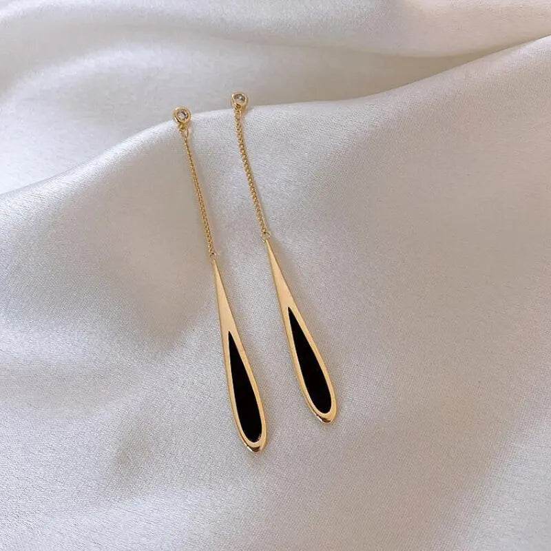 Simple Geometric Square Drop Earrings