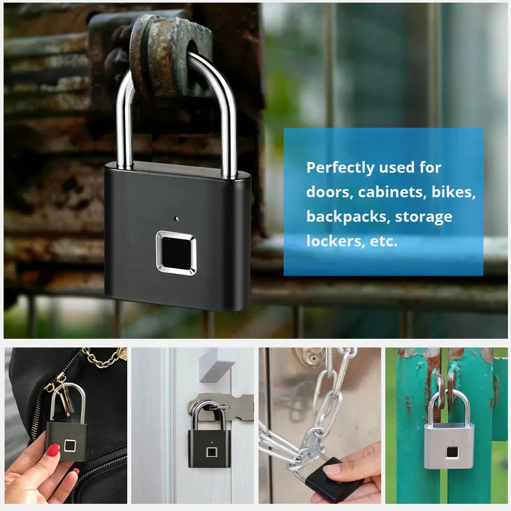 Rechargeable Fingerprint Padlock