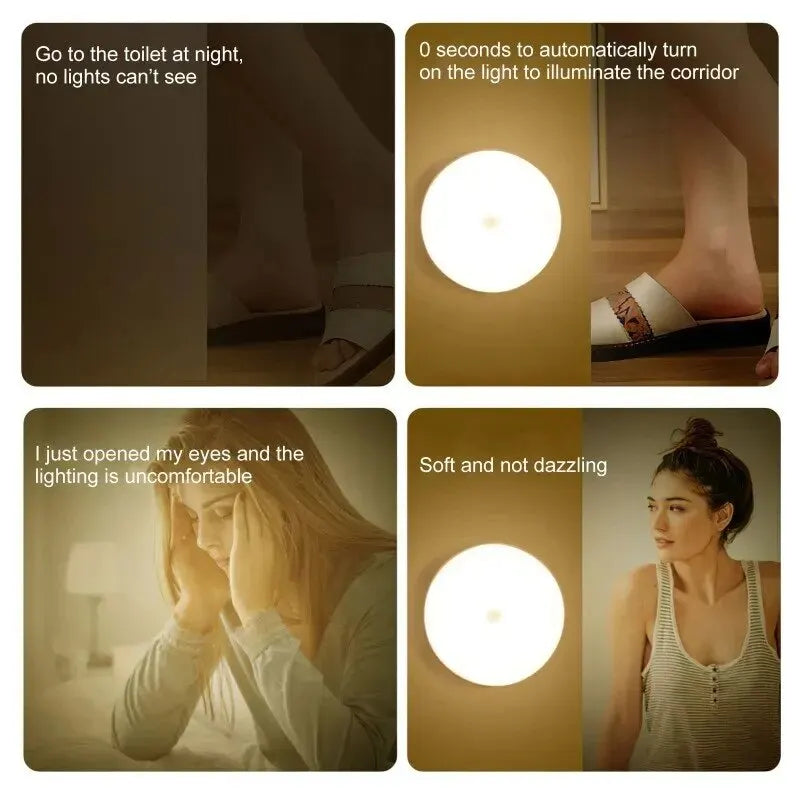 Magnetic LED Night Light Body Sensor