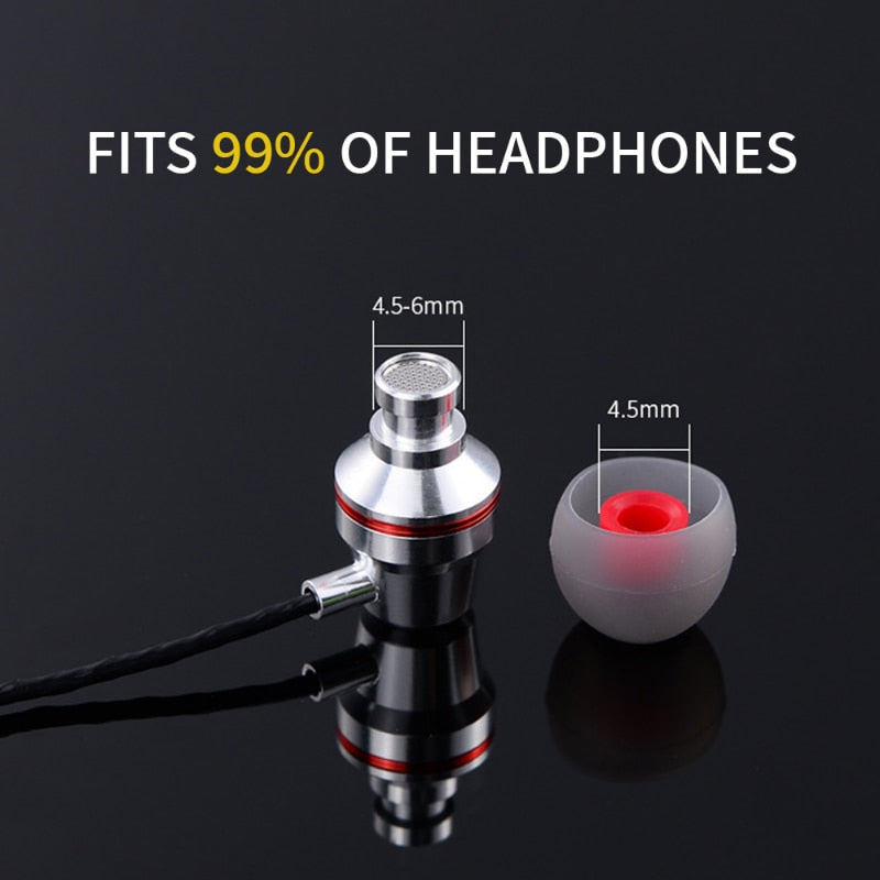 3/1 Pairs Ear Pads For Headphones Earphone Tips Silicone Ear Tips - BestShop
