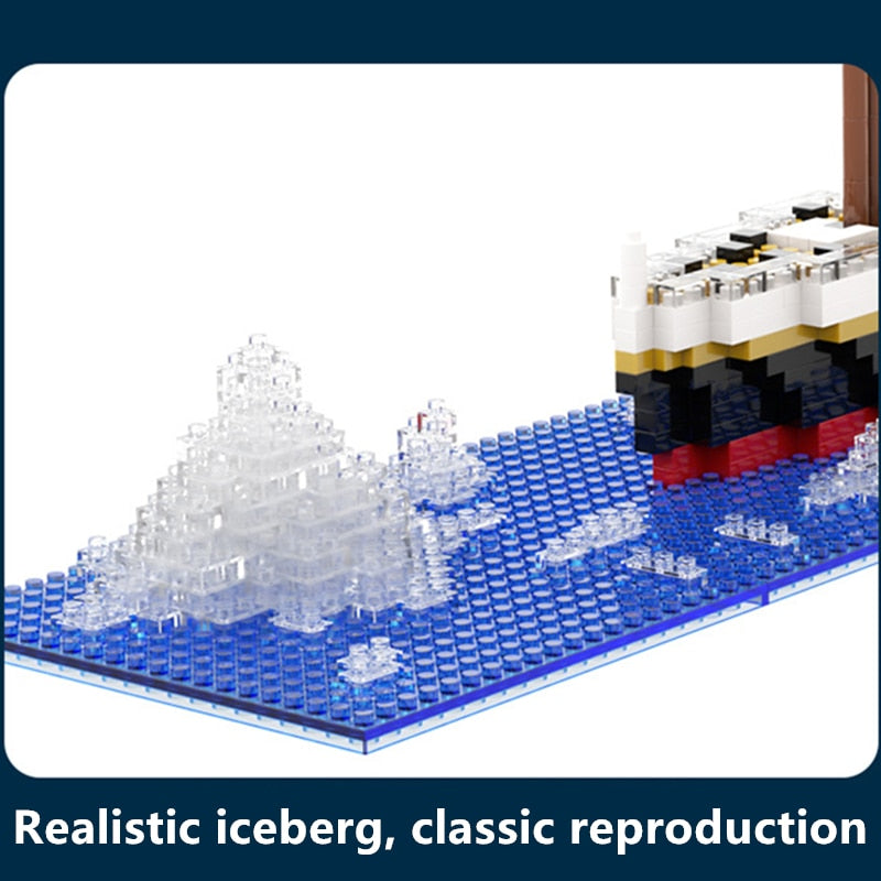 Titanic Creative Luxury Iceberg Cruise Ship Boat Wreck Set - BestShop
