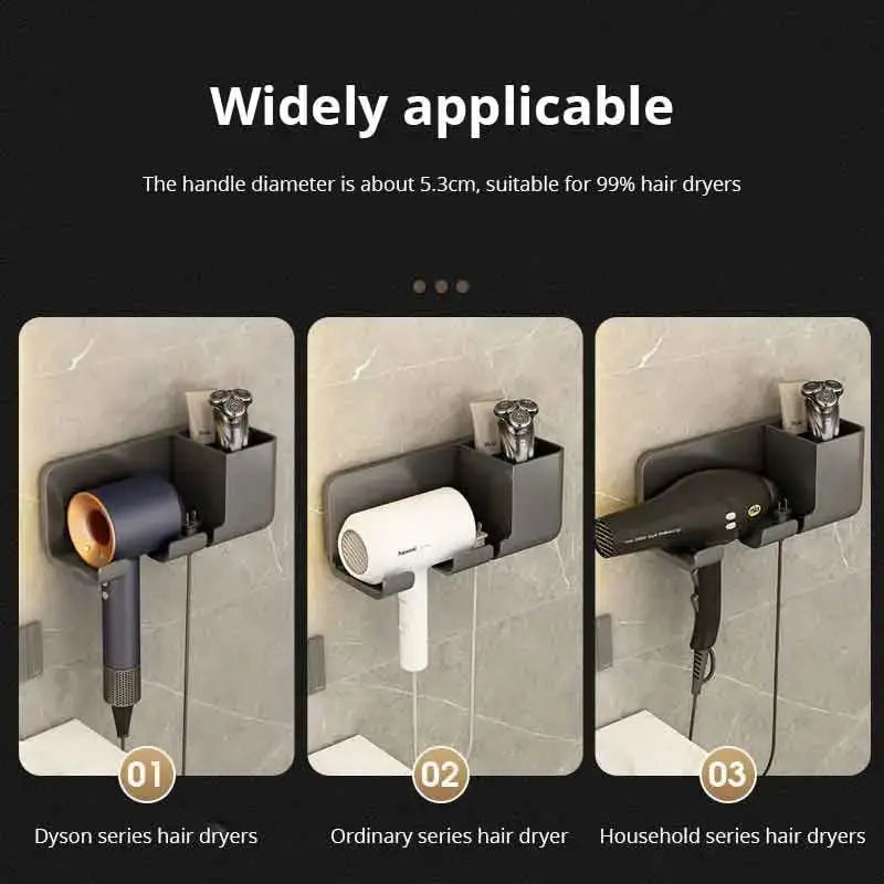 Hair Dryer Storage Rack