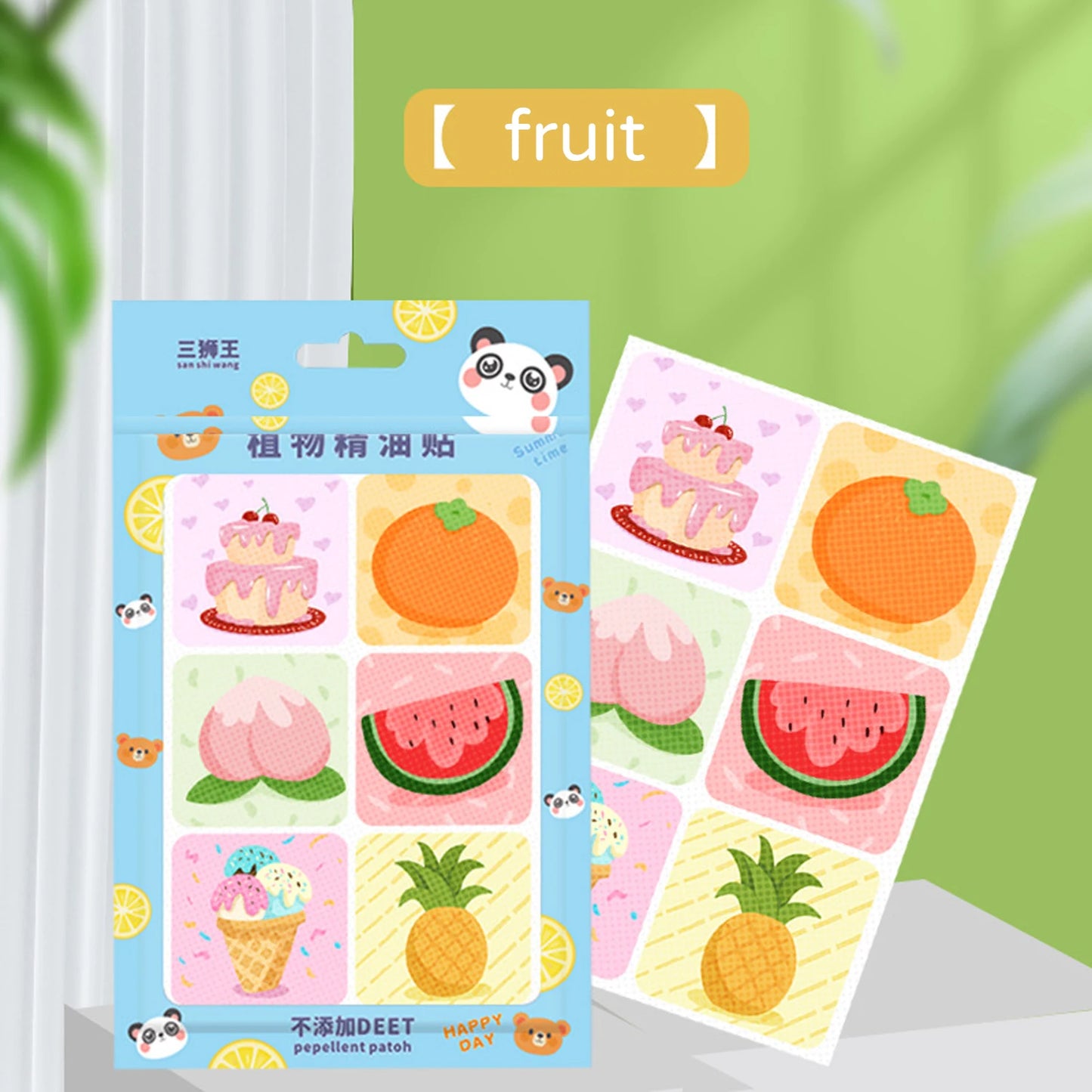 Plant formula summer cartoon sticker