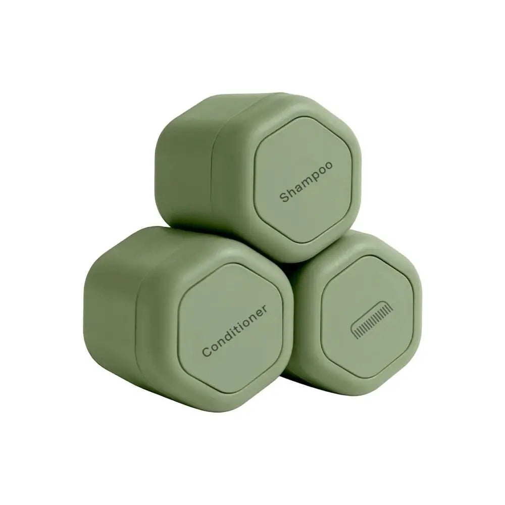 3Pcs Portable Magnetic Cosmetic Dispenser