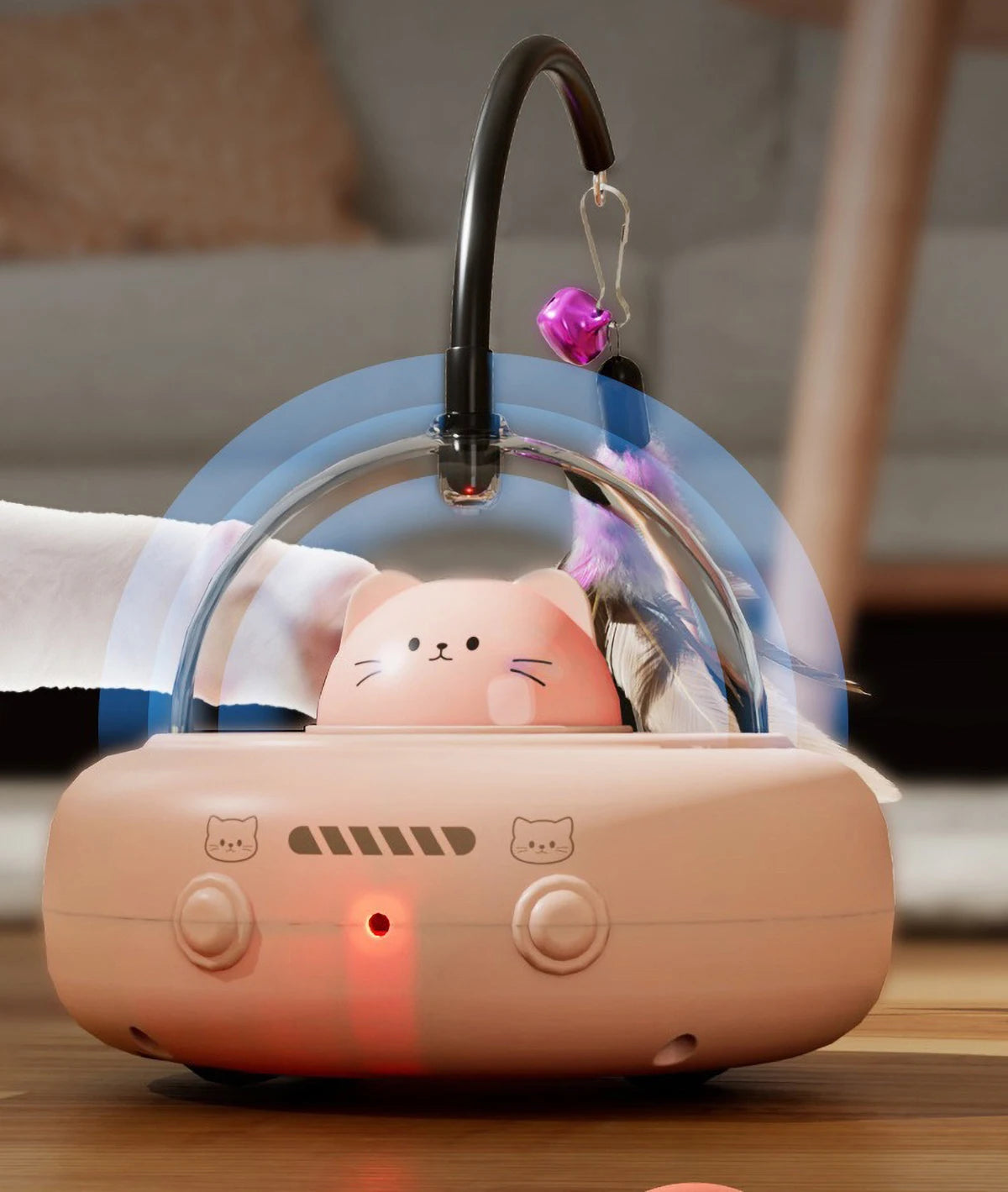 Intelligent Cat Toy with Red Dot Laser