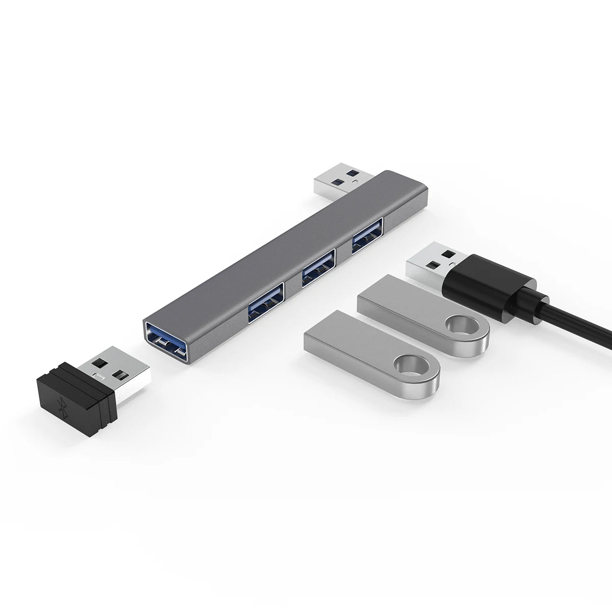 4 in 1 Port Multi USB Splitter