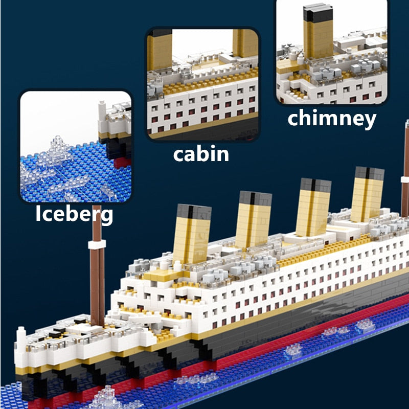 Titanic Creative Luxury Iceberg Cruise Ship Boat Wreck Set - BestShop
