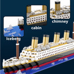 Load image into Gallery viewer, Titanic Creative Luxury Iceberg Cruise Ship Boat Wreck Set - BestShop
