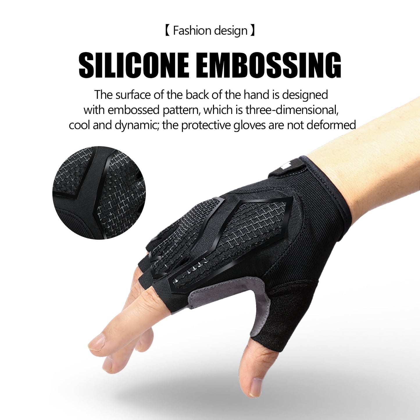 New Half-Finger Men's and Women's Cycling Gloves - BestShop