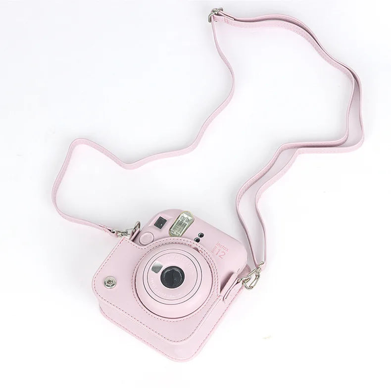 For Instax Mini 12 Camera Case PU Leather