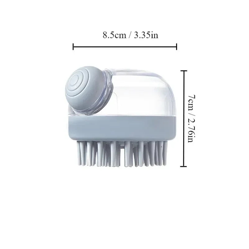 Dog Shower Brush with Shampoo Dispenser