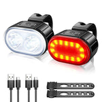Load image into Gallery viewer, Cycling Bicycle Front Rear Light Set - BestShop
