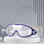 Load image into Gallery viewer, Silicone Big Frame Swimming Goggles with Earplugs - BestShop
