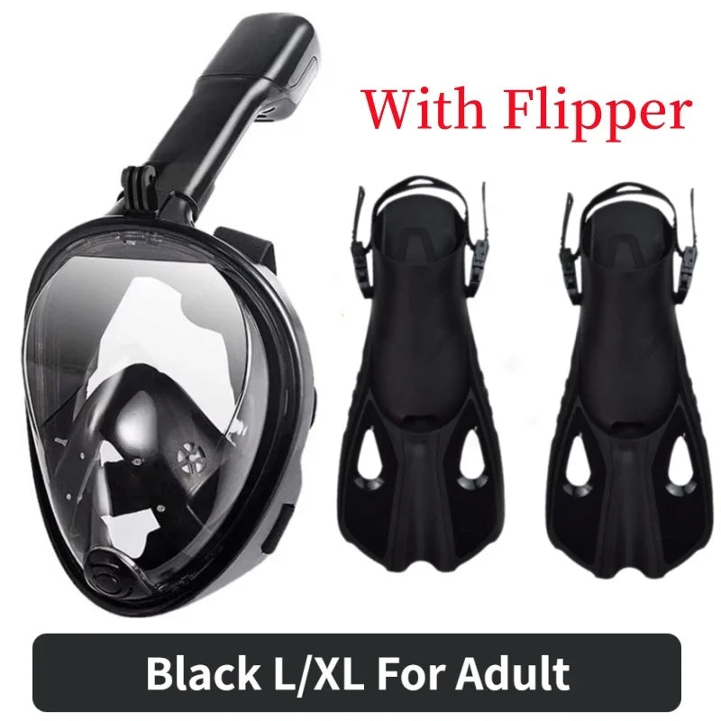 Underwater Scuba Anti Fog Full Face Diving Mask