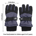 Load image into Gallery viewer, Winter Ski Gloves for Kids Aged 6 to10 Years Outdoor Sports Thick Warm Mittens Children Non-slip Windproof Waterproof Gloves - BestShop
