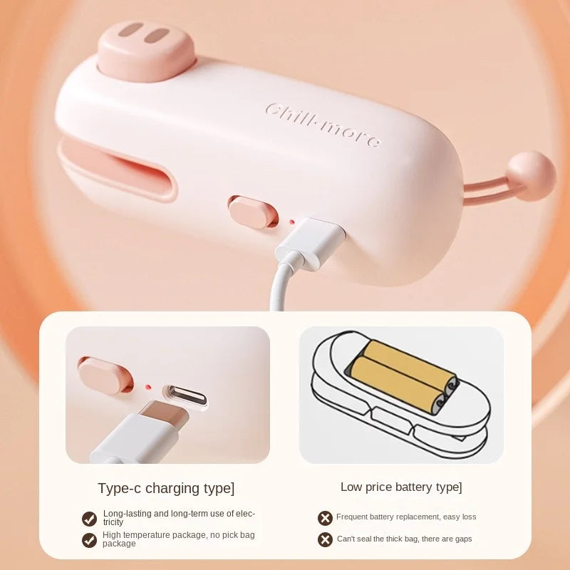 Mini Bag Sealer Rechargeable Heat Sealer