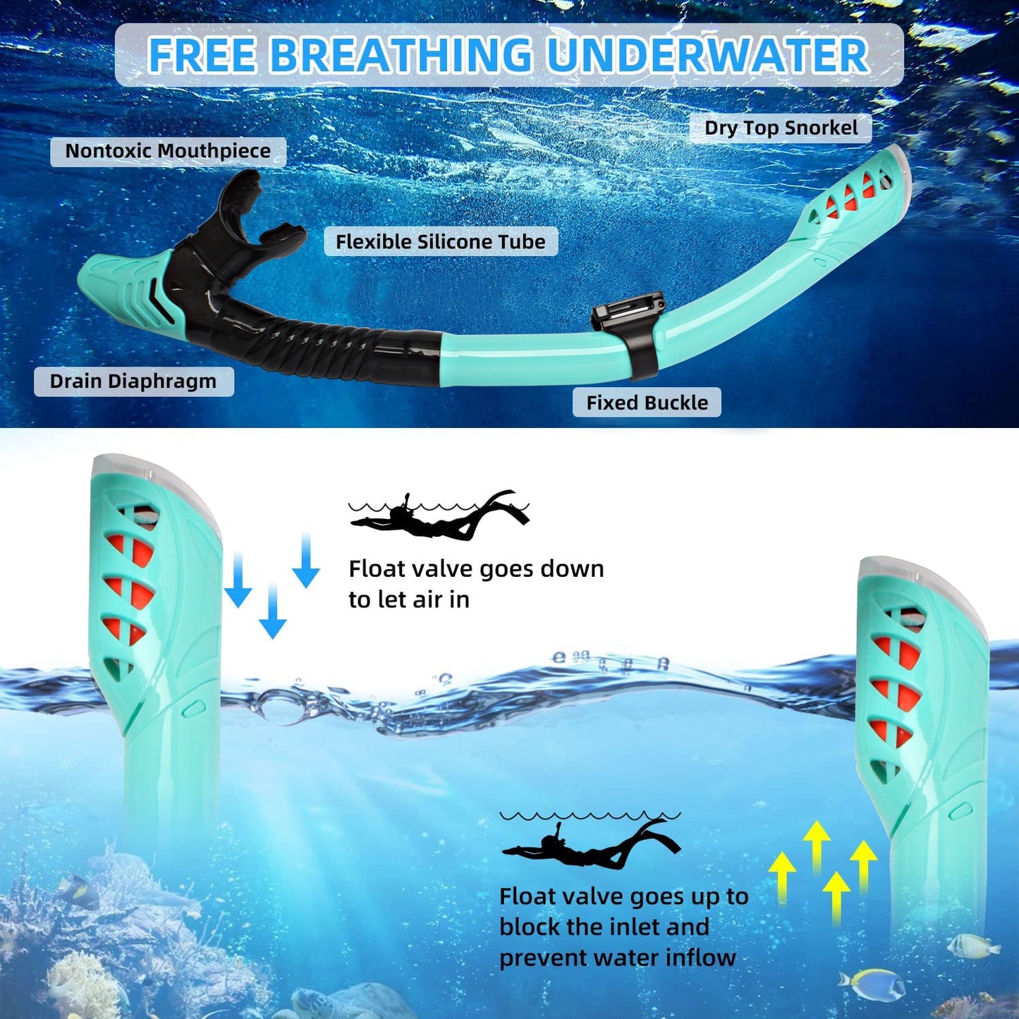Professional Snorkel Diving Mask Set - BestShop