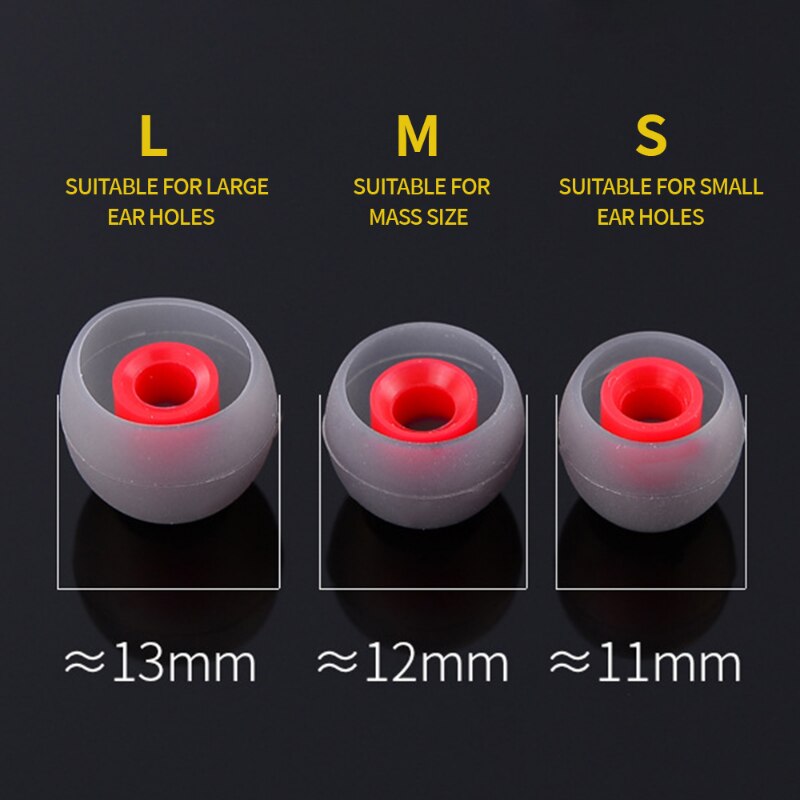 3/1 Pairs Ear Pads For Headphones Earphone Tips Silicone Ear Tips - BestShop