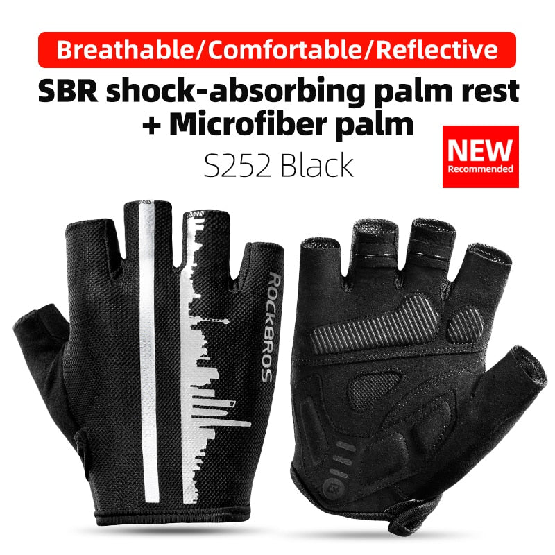 Cycling Gloves Half Finger Shockproof Wear - BestShop