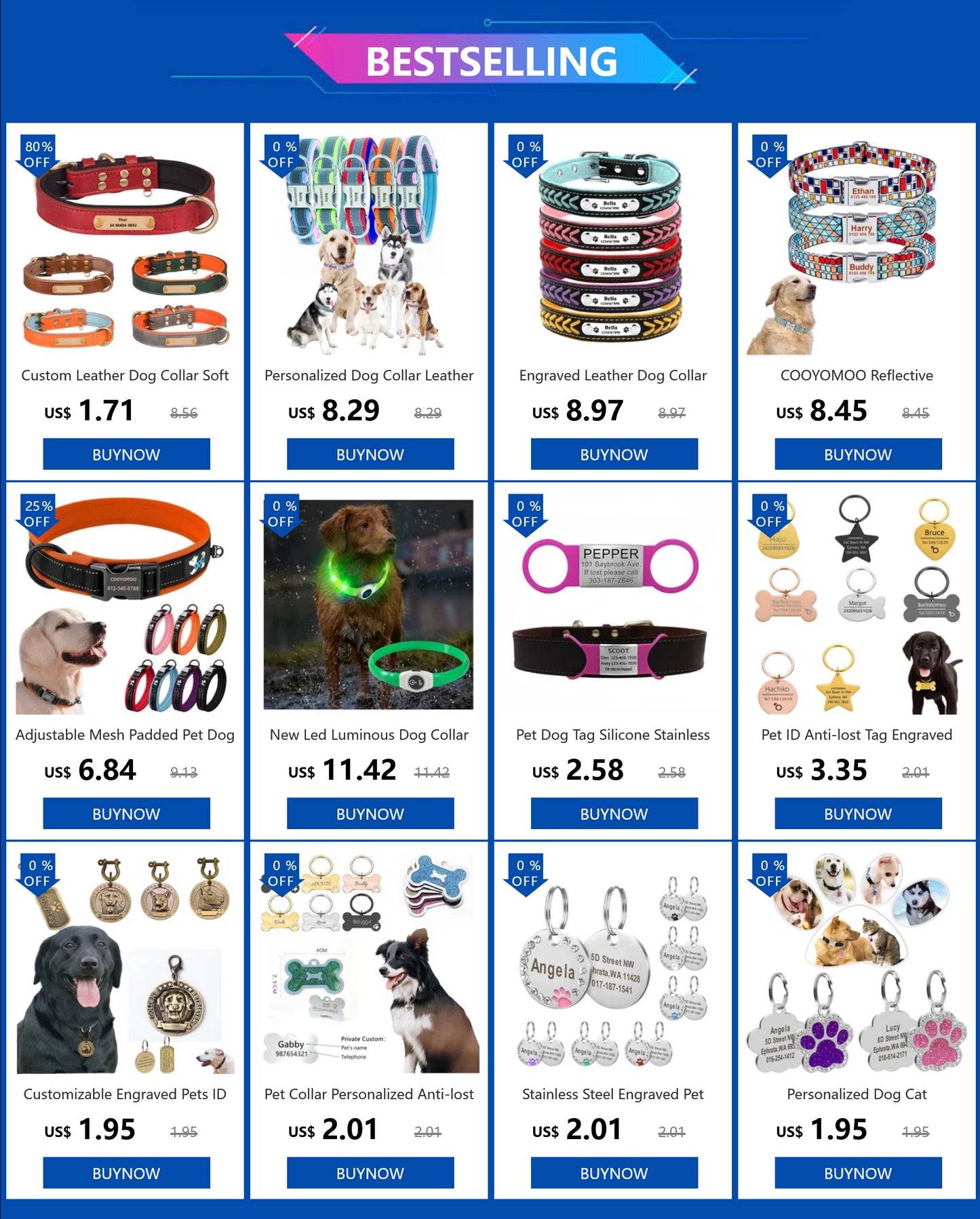 Durable Tactical Dog Collar and Leash
