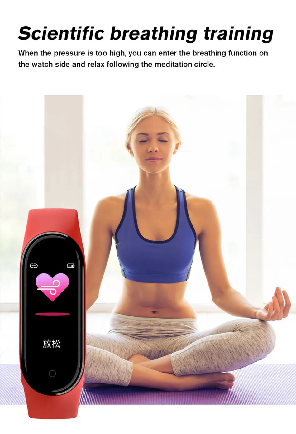 M6 Smart Watch Men Women Fitness Smart Bracelet