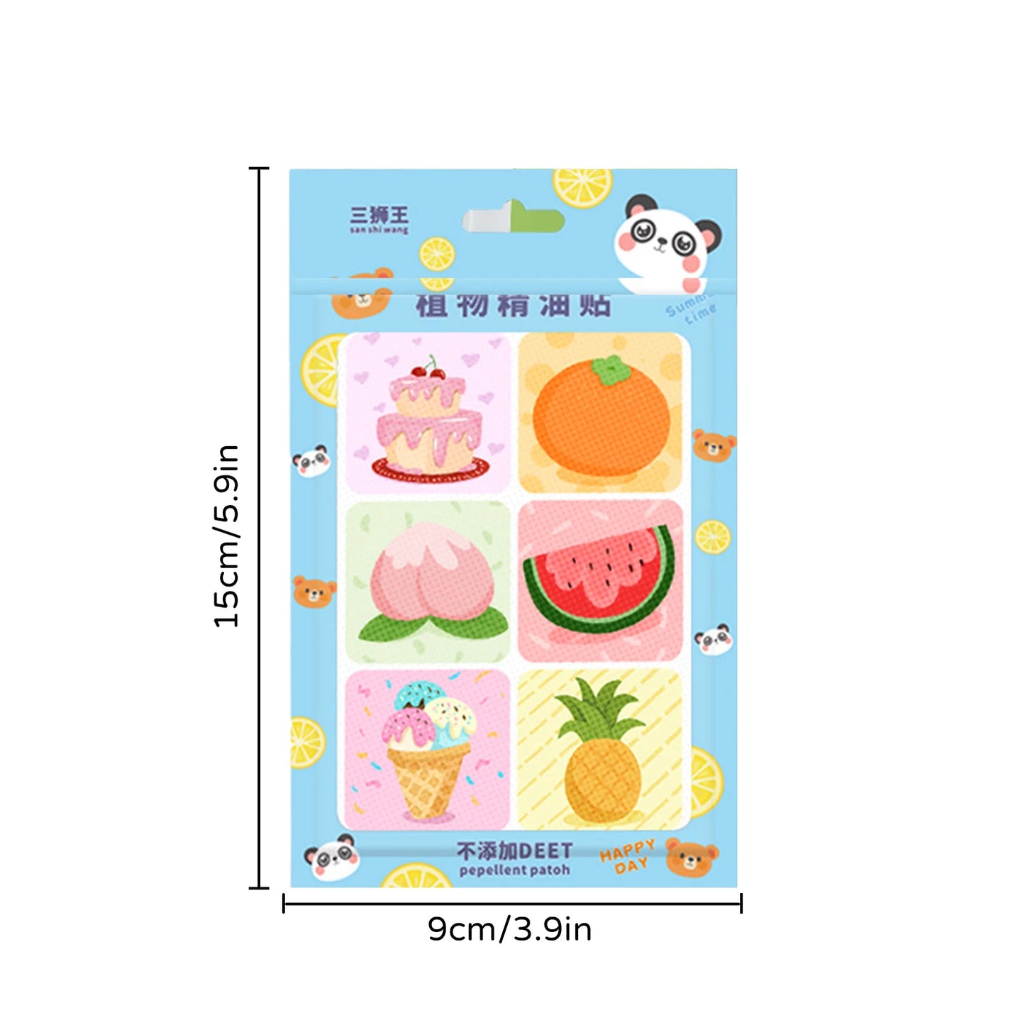 Plant formula summer cartoon sticker