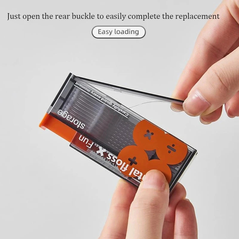 Portable Floss Dispenser Automatic Ejectable