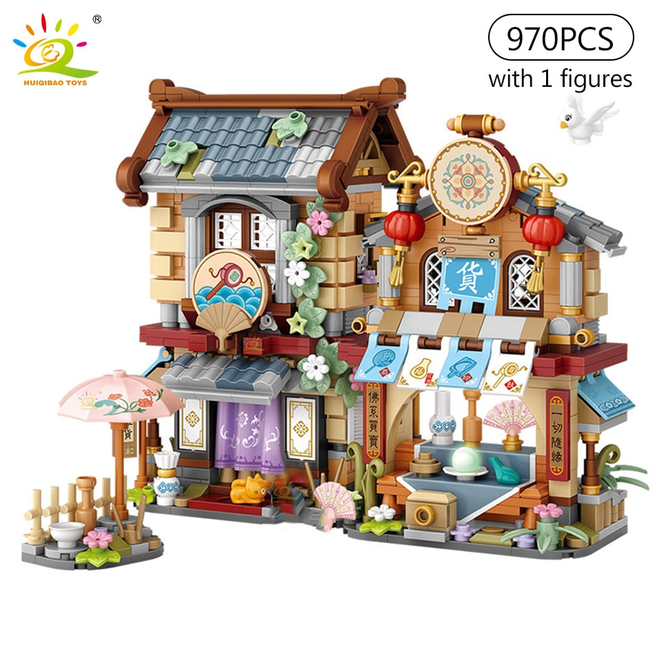 HUIQIBAO City Mini Chinese Street View Grocery Store - BestShop