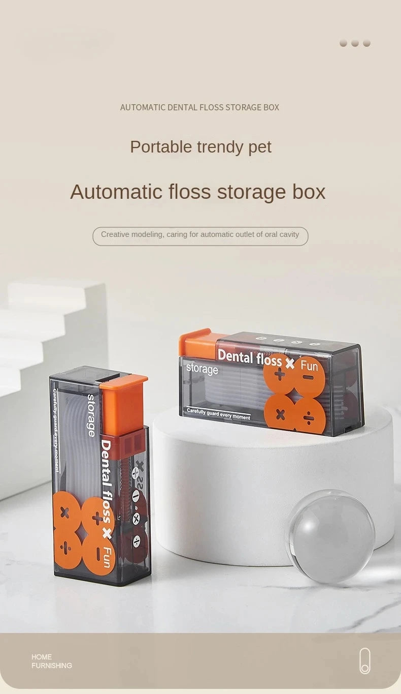Portable Floss Dispenser Automatic Ejectable
