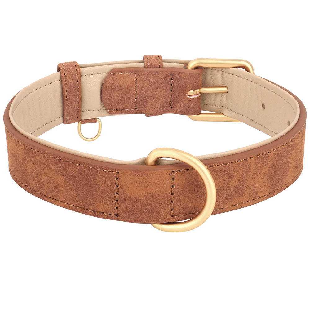 Durable Leather Dog Collar