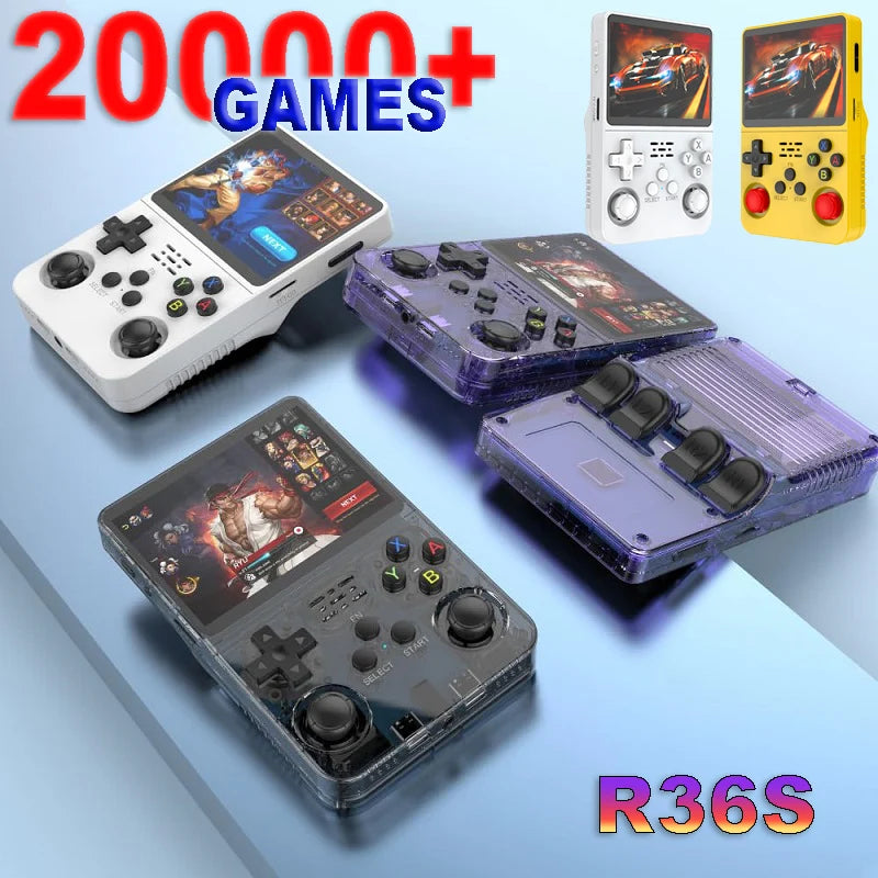 R36S Retro Handheld Video Game Console