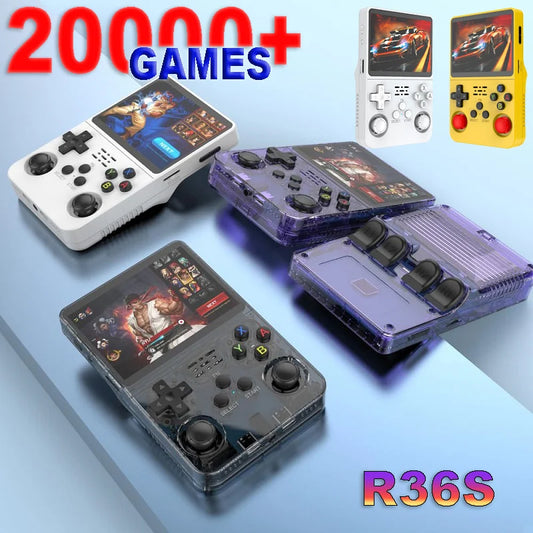 R36S Retro Handheld Video Game Console